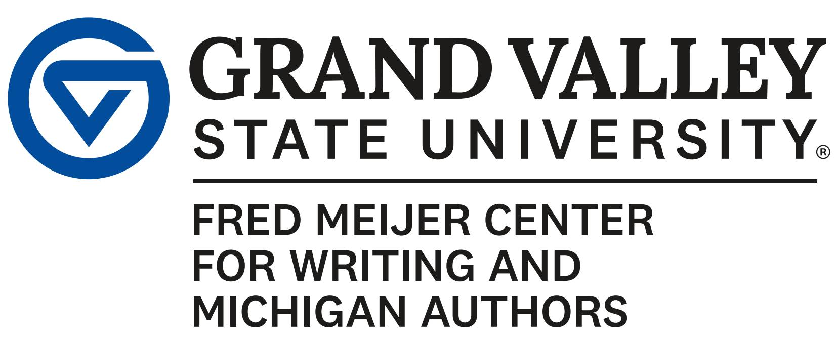 Grand Valley State University: Fred Meijer Center for Writing and Michigan Authors Logo